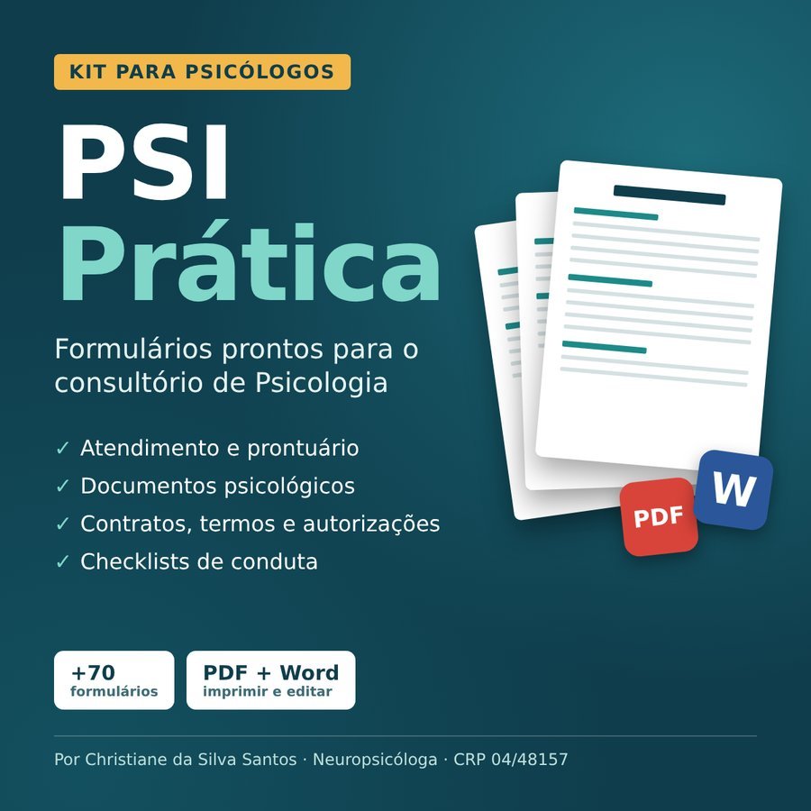 PSI Prática – Kit de formulários para o consultório de Psicologia