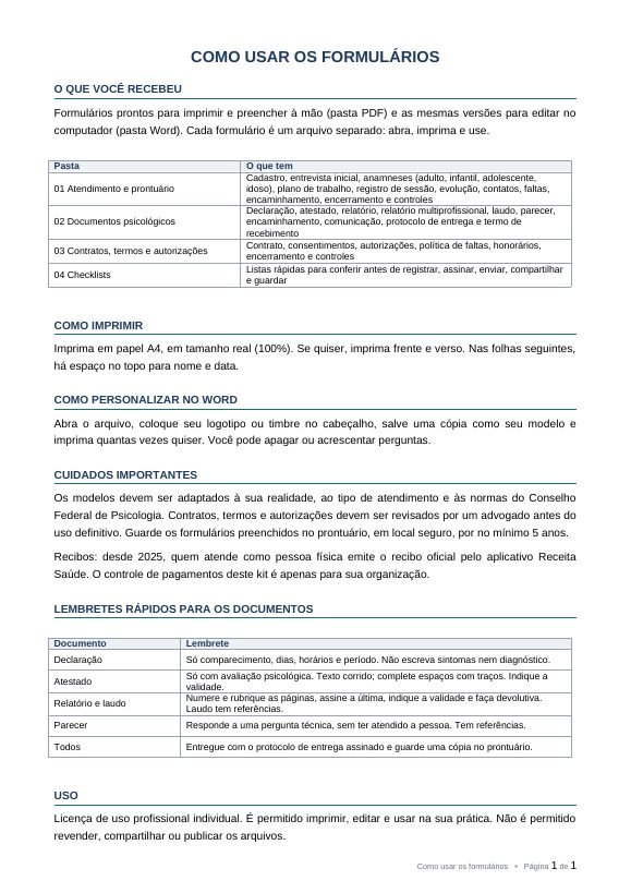 Guia como usar